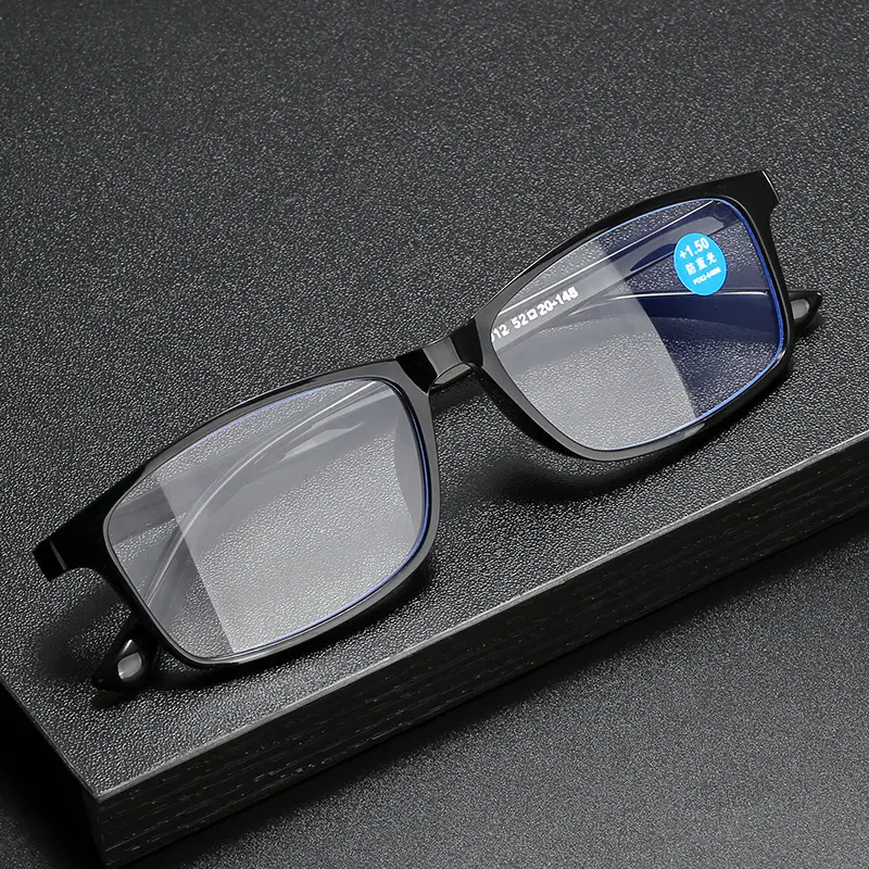 새로운 저렴한 도매 안티 블루 라이트 여성 학생 근시 패션 독서 안경 프레임 완성 된 안경