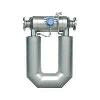 Medidor de Flujo Másico Coriolis LONNMETER de Acero Inoxidable 316, Precisión de 0.15% FS, Conexión de Brida, 0~100000 M/h, para Gas/Líquido