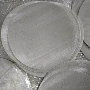 Aluminium Rand Velg Roestvrij Staaldraad Doek Filter Disc/Mesh Filter