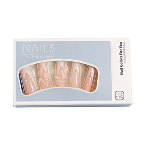 <span class=keywords><strong>Faux</strong></span> <span class=keywords><strong>ongles</strong></span> à presser 24 pièces en ABS avec colle <span class=keywords><strong>gel</strong></span>, brillants et pailletés, longs, forme cercueil carrée, style français, personnalisables avec logo <span class=keywords><strong>pour</strong></span> les doigts - Product Image 4