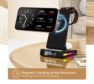 <span class=keywords><strong>Chargeur</strong></span> sans fil 5 en 1 pour <span class=keywords><strong>iPhone</strong></span> Samsung, produit le plus vendu sur Alibaba, best-seller d'<span class=keywords><strong>Amazon</strong></span>, livraison <span class=keywords><strong>rapide</strong></span> - Product Image 6