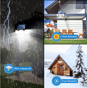 大功率明亮太阳能发光二极管运动传感器灯防水IP65新型家庭和花园户外照明 - Product Image 6