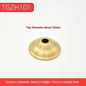 Saf Bakır Seramik Cam Mermer Pirinç Antik Yatak Odası Masa Lambası Dekoratif Kapak 111V-240V Voltaj Çin Malı - Product Image 6