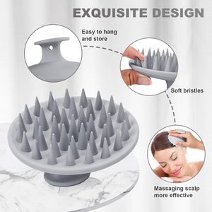 แปรงซิลิโคนแบบนุ่มสำหรับนวด ทำความสะอาดง่าย ขนแปรงซิลิโคนกันน้ำ - Product Image 3