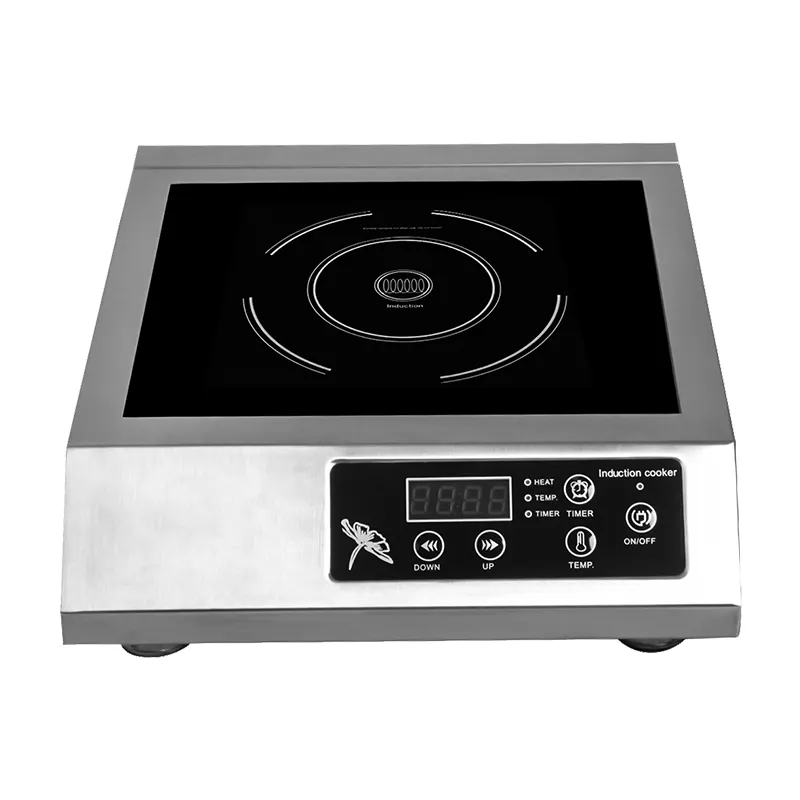 2200W Rdouble Burn Cuisinière à induction Cuisine Appareils électriques Plaque microcristalline Plaque à induction Four électromagnétique