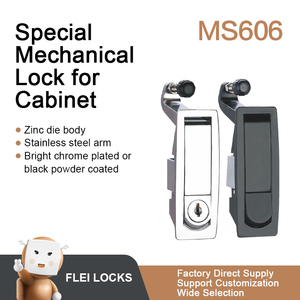 MS606 Push Button Electric Enclosure <strong>Lock</strong> Trigger Flush <strong>Latch</strong> - Product Image 2