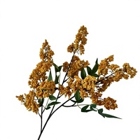 Faux tiges de fleurs Nandina, branches de baies en mousse, verdure Nandin pour la décoration intérieure, arrangement floral de style nordique