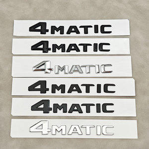 Emblema 3D ABS con Letras 4 Matic para la Parte Trasera del Maletero del Coche, para <span class=keywords><strong>Mercedes</strong></span> Benz Clase A, B, C, E, S, GLA, GLB, GLC, GLE, Accesorios - Product Image 1