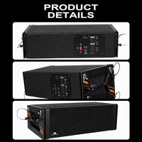 Système de sonorisation Line Array professionnel Mini LA04P 240W de puissance de crête, grille en acier, haut-parleur PA pour spectacle en direct en intérieur