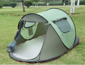 Tente de camping surélevée pliable en tissu Oxford de haute qualité, nouveau design, lit de camp hors sol pour la randonnée en plein air - Product Image 4