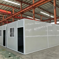 Maisons préfabriquées modulaires portables 20FT 40FT à installation rapide, conteneurs pliables pour usage résidentiel et bureautique