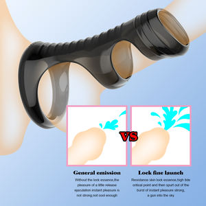 Bdsm giocattoli riutilizzabili Bondage ritardato eiaculazione pene gallo castità Panis anello per gli uomini stimolano le donne prodotti sessuali clitoride - Product Image 5