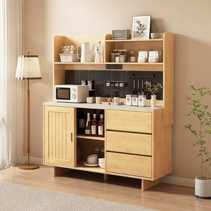 Buffet Rosegia <span class=keywords><strong>Z506</strong></span> au design japonais, style nordique, en bois massif, pour salle à manger, avec une capacité de rangement de plus de 5 pieds cubes - Product Image 1