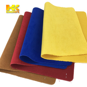Disponible Micro gamuzas Tela de gamuza de piel sintética Tela de punto de gamuza negra para zapatos bolsos sofá - Product Image 6