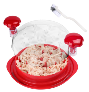 Desmenuzador de Pechuga de Pollo Grande, Base Antideslizante, Cubierta Transparente, Desmenuzadores de Carne Visibles, Adecuado para Cerdo, Res y Pollo - Product Image 2