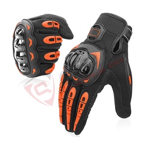 Guantes de carreras de cuero personalizados para mujer para motocicletas impermeables transpirables a prueba de viento de talla grande pantalla táctil para ciclismo - Product Image 6
