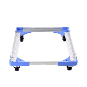 प्लास्टिक स्टैकयोग्य कारोबार के लिए लॉजिस्टिक्स वेयरहाउस लॉजिस्टिक्स थोक 4 व्हील गुड़िया गाड़ी मंच ट्रॉली - Product Image 3