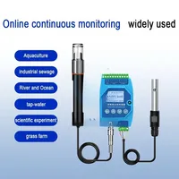 Analyseur de qualité de l'eau pour objets connectés, sonde pH agricole 2-en-1 en acier inoxydable, testeur d'eau avec précision de 0,03 pH (1,5 %)