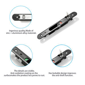 Accessoires <span class=keywords><strong>de</strong></span> fenêtres et <span class=keywords><strong>de</strong></span> portes en alliage <span class=keywords><strong>de</strong></span> zinc et d'aluminium coulissant <span class=keywords><strong>de</strong></span> sécurité d'Amérique centrale Serrures à crochet pour fenêtre coulissante - Product Image 4