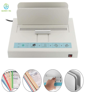 Máquina <span class=keywords><strong>de</strong></span> Encuadernación con Pegamento Termofusible <span class=keywords><strong>de</strong></span> Escritorio Quanheng QH-500 A4, Encuadernadora Eléctrica con Pegamento Térmico para Documentos <span class=keywords><strong>de</strong></span> Oficina, Encuadernación <span class=keywords><strong>de</strong></span> Libros <span class=keywords><strong>de</strong></span> Oferta - Product Image 1