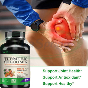 VitaSpring Curcuma Curcumine Capsules Comprimés Suppléments Pour La Santé Des Articulations Extrait De Racine De Curcuma 400mg 500mg Comprimés De Curcumine - Product Image 2