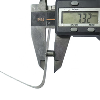 Clip à ressort plat en acier de marque BJH personnalisé pour tube de pagaie de kayak en forme de V, 2 boutons, une plaque, capacité de charge de 10 lb, modèle