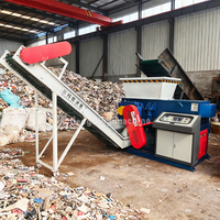Machine de granulation et de broyage de filets en nylon durable pour la récupération des déchets de cordes de pêche et de fibres PA