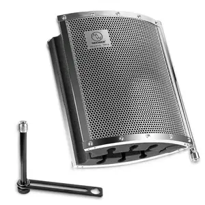 plegable de espuma acústica Suppliers-Neewer-Protector de aislamiento acústico plegable para micrófono, soporte de montaje y tornillo, aleación de Metal ligera