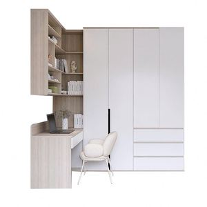 Wholesale Custom Walk-in Closet Systems Wardrobe Armoire with <b>Sideboards</b> Organization Solutions <b>for</b> Bedroom Shelves - Product Image 1