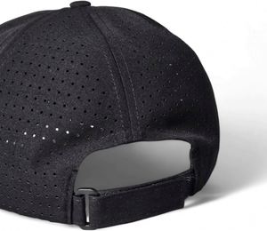 หมวกเบสบอลปีกโค้ง 5 ชิ้น ผลิตตามสั่ง ขายส่ง ทำจากโพลีเอสเตอร์ ตัดด้วยเลเซอร์ พร้อมปักลายปะแบบทอ และเจาะรูเพื่อเพิ่มประสิทธิภาพการระบายอากาศ - Product Image 3