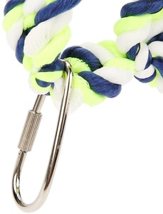 Hamac portable, filet d'escalade en coton, lit-balançoire avec 4 crochets pour hamac, perroquets, petits animaux de compagnie, nid, activités et jouet d'escalade, nouveauté - Product Image 3