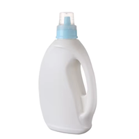 Bouteille de nettoyant pour toilettes vide bouteille de détergent liquide emballage 1200ml, bouteille en plastique blanc grand détergent à lessive
