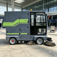 Penyapu Jalan Listrik Kompak ZMT E-58 Z10 dengan Tempat Sampah 880L dan Sistem Semprotan Air untuk Pembersihan Trotoar dan Kampus