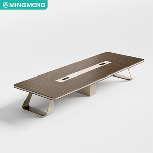 Mesa de Conferencia Rectangular, Mesa de Trabajo de Capacitación, Escritorio de Oficina Largo Moderno y Simple, Mesa de Sala de Reuniones, Mesa de Recepción - Product Image 6