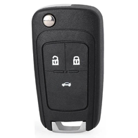 Llave Inteligente Resistente Holden con Control Remoto Flip 433MHz ID46 para Barina Cruze Commodore VF, Diseño de 3 Botones, Uso Interior y Exterior