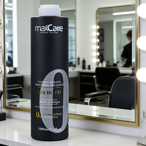 Shampooing Bio Professionnel 1000ml et Crème Traitante à la Kératine 0% Formaldéhyde pour Lissage Brésilien des <span class=keywords><strong>Cheveux</strong></span> <span class=keywords><strong>Bouclés</strong></span> - Product Image 6
