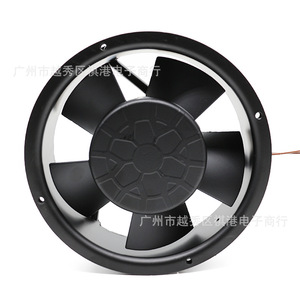 Sqgiun 17050 Full Circular Ac Cooling <b>Fan</b> 170x150x50mm <b>Aluminum</b> Alloy <b>Blades</b> For Oven Cabinet Enclosure - Product Image 4