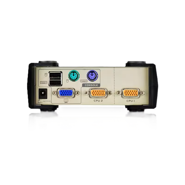 Chipboard Aten Cs82u Vga+usb Kvm Switch 2 Dual Port Ps/2 Usb Keyboard Mouse Sharing Switch, Pc Host Monitor Switcher/distributo