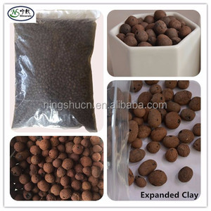 Aquaponics Hydroponic Lightweight Porous Expanded <strong>Clay</strong> <strong>Pebbles</strong> Grow Media - Product Image 4