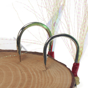 Hameçon en acier à haute teneur en carbone pour la pêche en mer, leurre pour morue, hameçon de jigging avec design à rainures de sang - Product Image 4