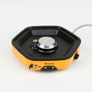 Quemador de Gas Portátil Vooma Mini Cast, Cocina de Gas <span class=keywords><strong>a</strong></span> Propano de Alta Presión Resistente al Viento, Estufa Portátil para Exteriores, Fabricación Superior, Combustible Butano - Product Image 1