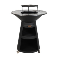 Brasero Plancha d'extérieur à bois durable avec gril BBQ pour jardin et cour – Meilleures ventes