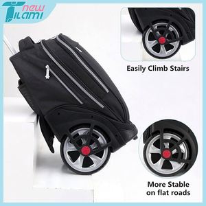 Free Sample High Quality Soft Roller Camping Luggage Wheeled Duffel <b>Bags</b> Sports <b>Trolley</b> Rolling Gym Travel <b>Bag</b> With Wheels - Product Image 5