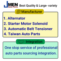 Jmen pour DACIA LODGY LOGAN pour Renault alternateur & démarreur moteur solénoïde & poulie voiture moteur automobile pièces électriques