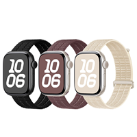 Bracelet de montre Win-Win, bracelet sport respirant en nylon respirant pour Apple Watch Series 11 10 46 mm Smartwatch
