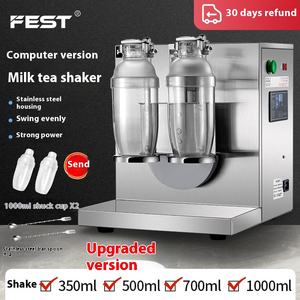 Para Fest 220V Double-Head Pearl <span class=keywords><strong>Shaker</strong></span> Nueva condición Máquina de aperitivos de acero inoxidable para Milk Tea Shop <span class=keywords><strong>Shaker</strong></span> Cup Equipment - Product Image 4