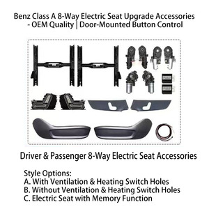 Kit de conversion de sièges manuels en électriques 8 directions pour <span class=keywords><strong>Mercedes</strong></span> Classe A et <span class=keywords><strong>B</strong></span>, conducteur et passager, qualité OEM - Product Image 2