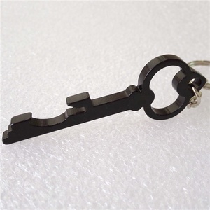 Ouvre-bouteille en forme de clé en métal Ouvre-boîte de <span class=keywords><strong>vin</strong></span> EDC extérieur Porte-clés durable Porte-clés créatif - Product Image 3