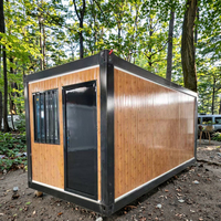 Facile à déplacer et à installer, conteneur de maison pliable et repliable de 20 pieds, maison pliable à domicile