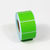 Étiquettes adhésives en papier thermique de couleur personnalisables, directement de l'usine, forte adhérence imperméable, sans rayures, résistant à l'huile